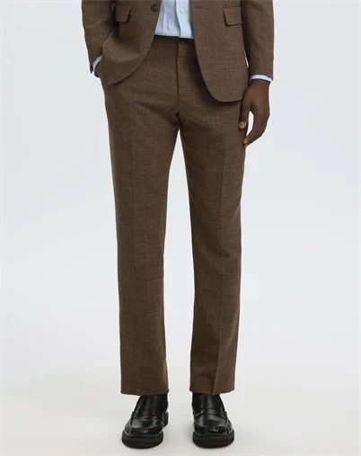 Selected - SLMSlim-Oasis Linen Bukser - Delicioso